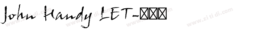 John Handy LET字体转换